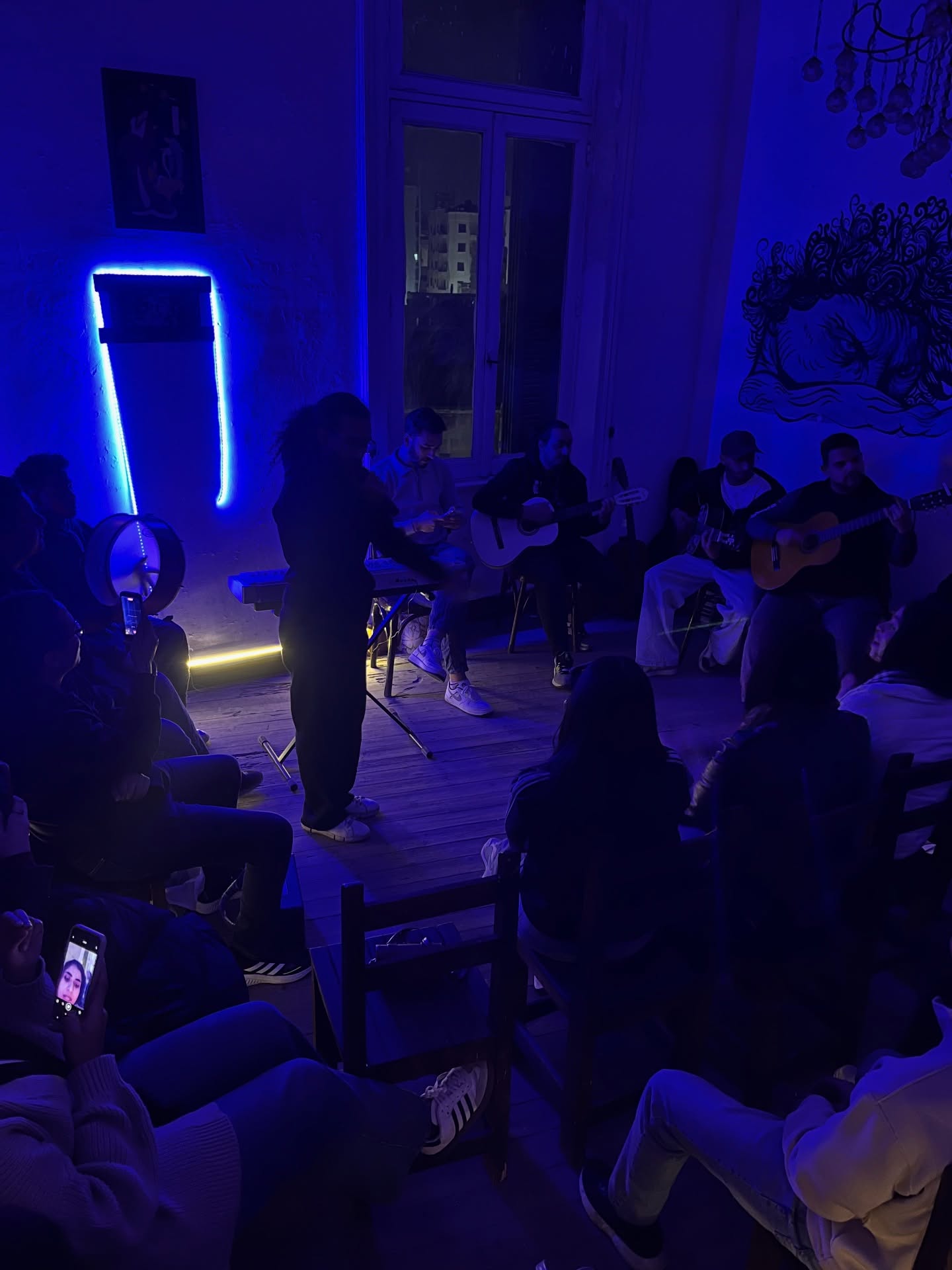Live music session